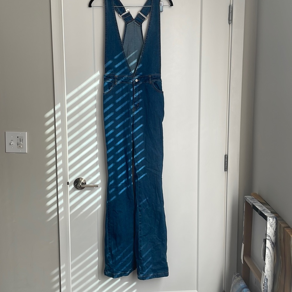 Wild Honey Flare Bottom Jean Overalls